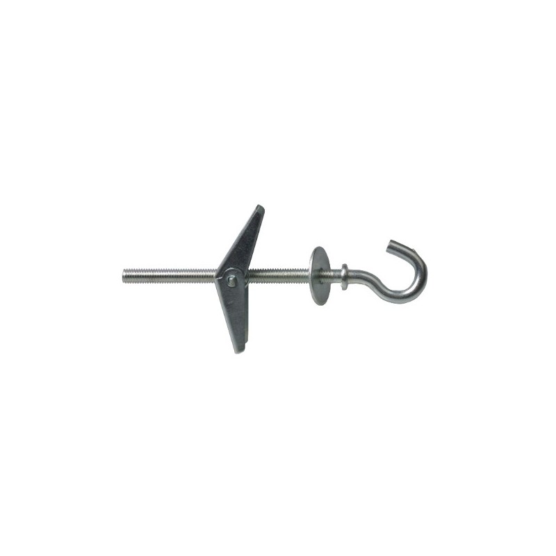 AMIG 16384   Taco autoexpandible gancho   M5 x 100 mm   Acero   Zincado
