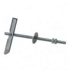 AMIG 16387   Taco basculante espiga   M5 x 100 mm   Acero   Zincado