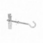 AMIG 16390   Taco basculante gancho   M5 x 100 mm   Acero   Zincado
