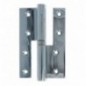 AMIG 1645  
 Pernio perfil laminado 418  
 120 x 80 x 4 mm  
 Latón  
 Cromado brillo - Derecha