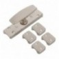 AMIG 165  
 Falleba 18  
 126 x 32 mm  
 Acero  
 Niquelado