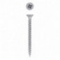 AMIG 16558  
 Tirafondo cabeza plana Pozidrive  
 Ø4 x 25 mm  
 Acero  
 Zincado