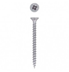 AMIG 16566  
 Tirafondo cabeza plana Pozidrive  
 Ø4,5 x 50 mm  
 Acero  
 Zincado