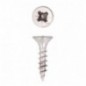 AMIG 16613  
 Tirafondo cabeza plana Pozidrive  
 Ø4,5 x 25 mm  
 Acero inoxidable  
 Mate