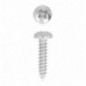 AMIG 16636  
 Tirafondo cabeza alomada  
 Ø2,5 x 16 mm  
 Acero  
 Zincado