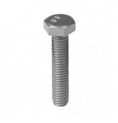 AMIG 16689   Tornillo cabeza hexagonal DIN 933   M8 x 100 mm   Acero   Zincado