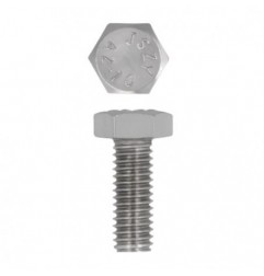 AMIG 16692   Tornillo cabeza hexagonal DIN 933   M5 x 20 mm   Acero inoxidable   Mate