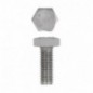 AMIG 16699   Tornillo cabeza hexagonal DIN 933   M6 x 30 mm   Acero inoxidable   Mate