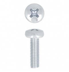 AMIG 16702   Tornillo cabeza cilíndrica   M3 x 10 mm   Acero   Zincado