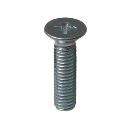 AMIG 16738  
 Tornillo cabeza plana  
 M4 x 20 mm  
 Acero  
 Zincado