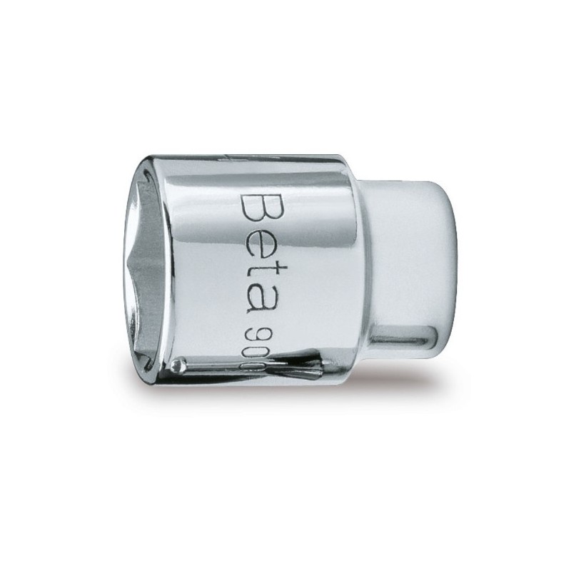 900 6 Vaso de 1/4&quot, hexagonal, cromado