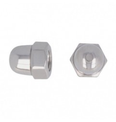 AMIG 16820  
 Tuerca autoblocante  
 M5  
 Acero inoxidable  
 Mate