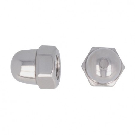 AMIG 16821  
 Tuerca autoblocante  
 M6  
 Acero inoxidable  
 Mate