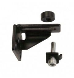 AMIG 17132  
 Soporte 2917  
 52 x 50 x 35 mm  
 Acero  
 Negro - Izquierda