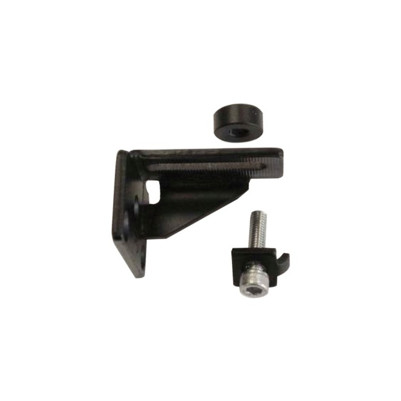AMIG 17132  
 Soporte 2917  
 52 x 50 x 35 mm  
 Acero  
 Negro - Izquierda