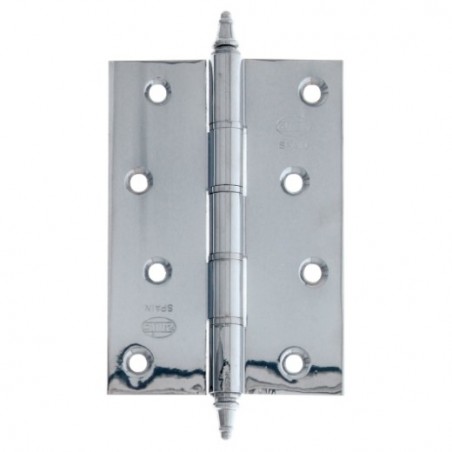 AMIG 17162  
 Bisagra 1008  
 100 x 70 x 3 mm  
 Latón  
 Cromado brillo