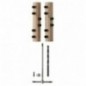 AMIG 17182  
 Conjunto de plantillas para hojas enrasadas MA700200G010  
 Ø20 mm
