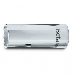 900L 9 Vaso de 1/4&quot, hexagonal largo, cromado