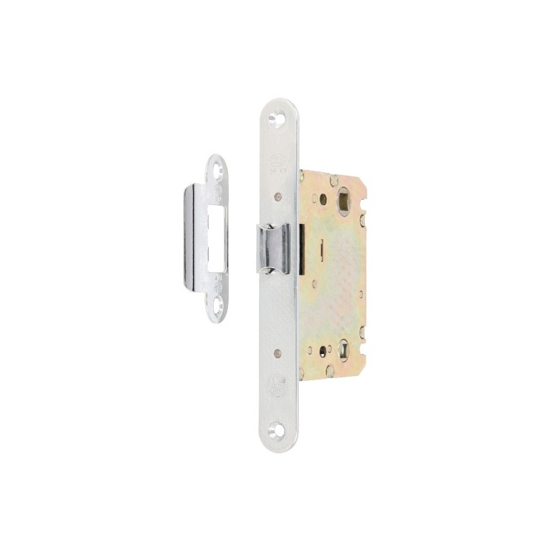 AMIG 17214  
 Pestillo 4001  
 50/70 mm  
 Acero  
 Cromado brillo