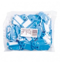 AMIG 17227  
 Llavero porta-etiquetas 80  
 52 x 23 mm  
 Azul oscuro