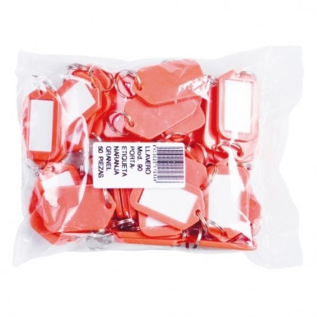 AMIG 17228  
 Llavero porta-etiquetas 90  
 50 x 30 mm  
 Rojo