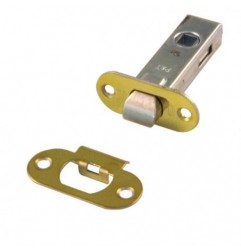 AMIG 17256  
 Picaporte 8  
 45 mm  
 Acero  
 Latonado barnizado