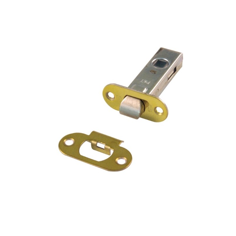 AMIG 17256  
 Picaporte 8  
 45 mm  
 Acero  
 Latonado barnizado