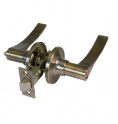 AMIG 17392  
 Manilla de puerta 712  
 Zamak  
 Cuero - Izquierda