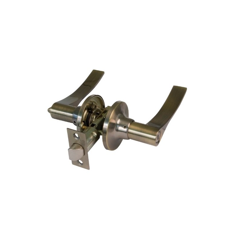 AMIG 17399  
 Manilla de puerta 712  
 Zamak  
 Cuero - Izquierda