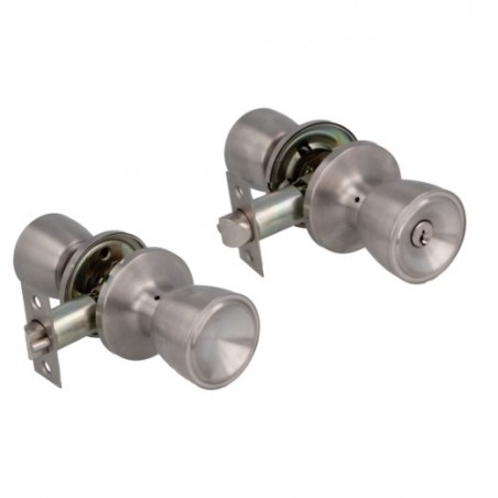 AMIG 17400  
 Pomo de puerta 603  
 Acero inoxidable 18/8  
 Mate