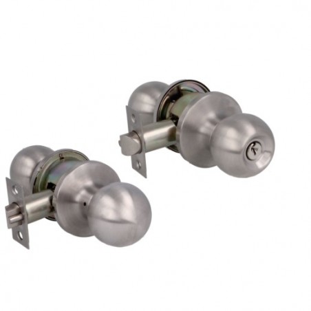AMIG 17401  
 Pomo de puerta 613  
 Acero inoxidable 18/8  
 Mate