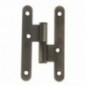 AMIG 17407  
 Pernio 409C  
 100 x 56 x 2 mm  
 Acero  
 Cuero - Izquierda