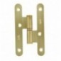 AMIG 17409  
 Pernio 409C  
 100 x 56 x 2 mm  
 Acero  
 Latonado barnizado mate - Izquierda