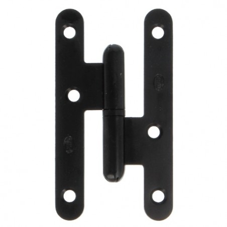 AMIG 17411  
 Pernio 405C  
 100 x 56 x 2 mm  
 Acero  
 Negro - Izquierda