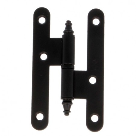 AMIG 17412  
 Pernio 408C  
 100 x 56 x 2 mm  
 Acero  
 Negro - Derecha
