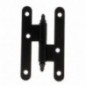AMIG 17412  
 Pernio 408C  
 100 x 56 x 2 mm  
 Acero  
 Negro - Derecha