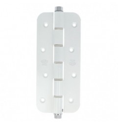 AMIG 17419  
 Bisagra simple acción 3034R  
 180 x 80 x 4 mm  
 Aluminio  
 Blanco