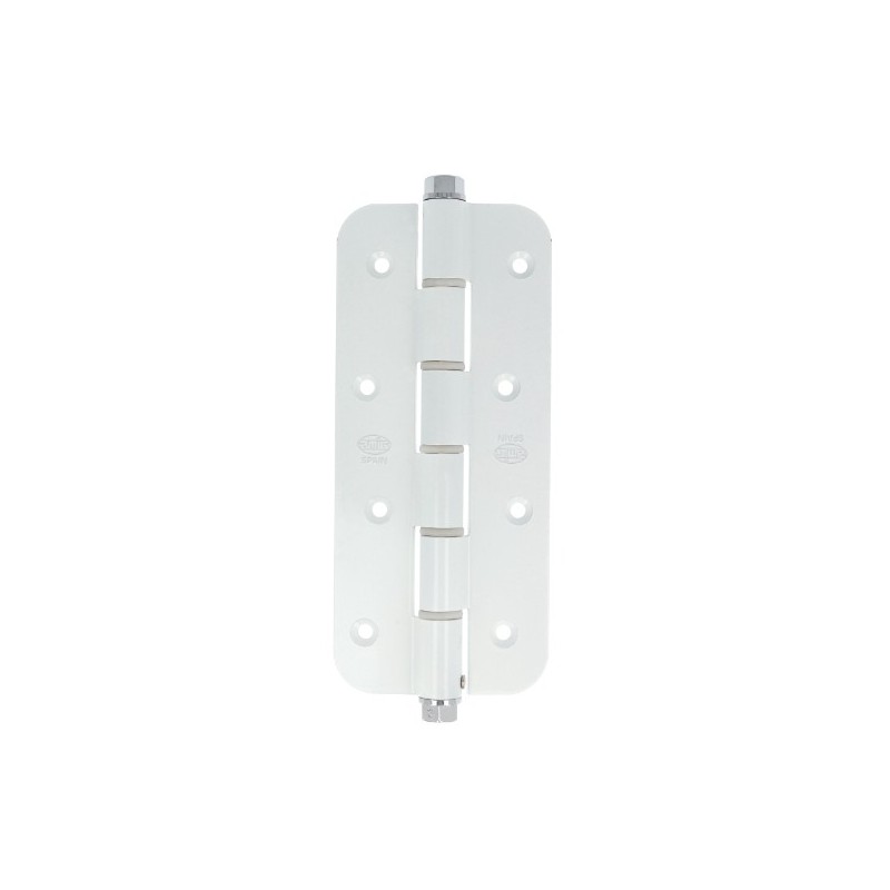 AMIG 17419  
 Bisagra simple acción 3034R  
 180 x 80 x 4 mm  
 Aluminio  
 Blanco