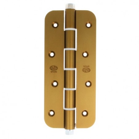 AMIG 17420  
 Bisagra simple acción 3034R  
 180 x 80 x 4 mm  
 Aluminio  
 Bronceado