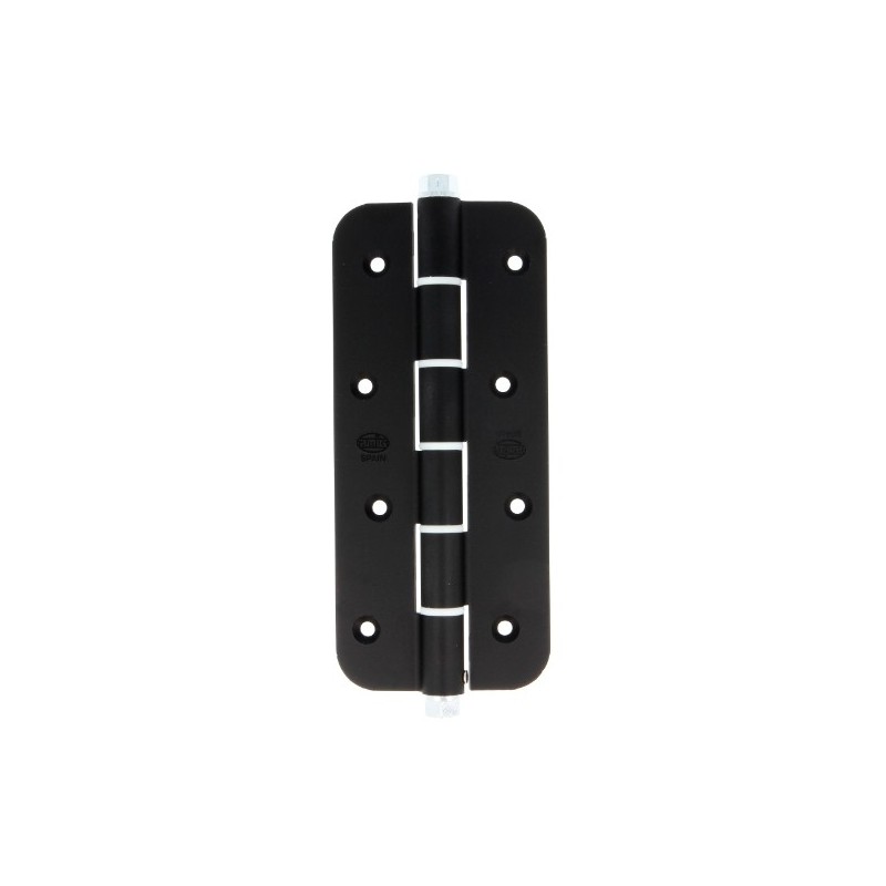 AMIG 17421  
 Bisagra simple acción 3034R  
 180 x 80 x 4 mm  
 Aluminio  
 Negro