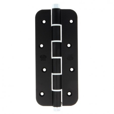 AMIG 17421  
 Bisagra simple acción 3034R  
 180 x 80 x 4 mm  
 Aluminio  
 Negro