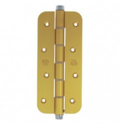 AMIG 17422  
 Bisagra simple acción 3034R  
 180 x 80 x 4 mm  
 Aluminio  
 Oro