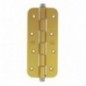 AMIG 17422  
 Bisagra simple acción 3034R  
 180 x 80 x 4 mm  
 Aluminio  
 Oro