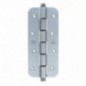 AMIG 17423  
 Bisagra simple acción 3034R  
 180 x 80 x 4 mm  
 Aluminio  
 Plata