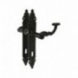 AMIG 17432  
 Manilla con placa 100PG  
 280 x 44 mm  
 Placa de acero, Tirador de zamak  
 Negro