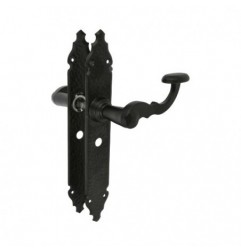 AMIG 17433  
 Manilla con placa 100PW  
 280 x 44 mm  
 Placa de acero, Tirador de zamak  
 Negro