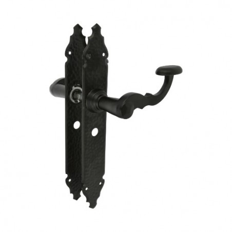 AMIG 17433  
 Manilla con placa 100PW  
 280 x 44 mm  
 Placa de acero, Tirador de zamak  
 Negro