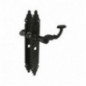 AMIG 17433  
 Manilla con placa 100PW  
 280 x 44 mm  
 Placa de acero, Tirador de zamak  
 Negro