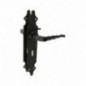 AMIG 17435  
 Manilla con placa 101PG  
 280 x 44 mm  
 Placa de acero, Tirador de zamak  
 Negro
