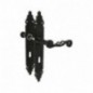 AMIG 17436  
 Manilla con placa 102PG  
 280 x 44 mm  
 Placa de acero, Tirador de zamak  
 Negro